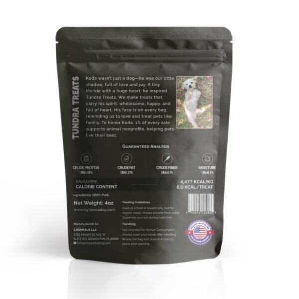 Tundra Treats™ Freeze-Dried Pork Bites – Protein-Rich, Delicious Rewards for Dogs - Image 2