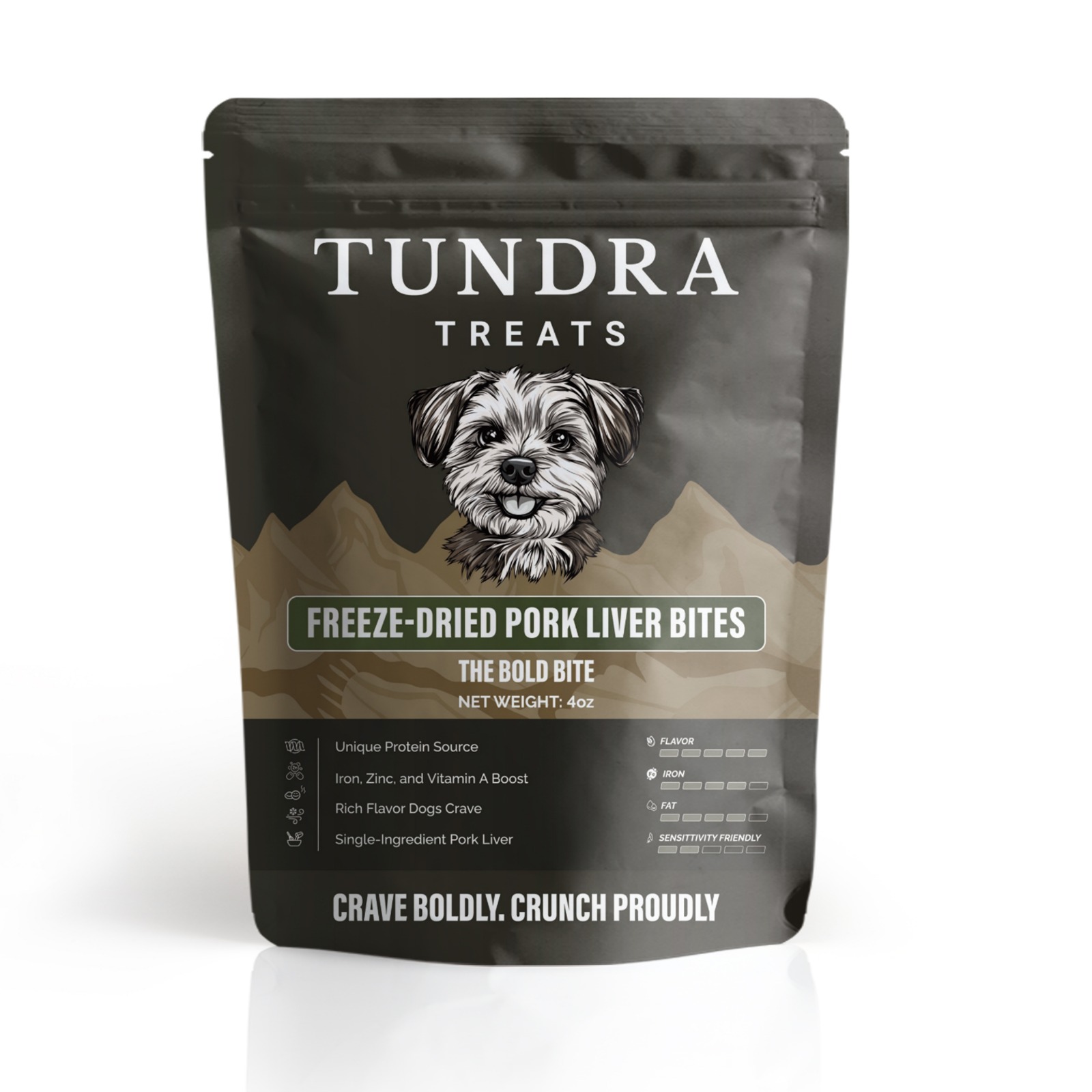 Tundra Treats™ Freeze-Dried Pork Bites – Protein-Rich, Delicious Rewards for Dogs